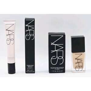 Nars Light Reflecting Foundation YUKON Light 2.5 oz & Radiance Primer 1 oz Each